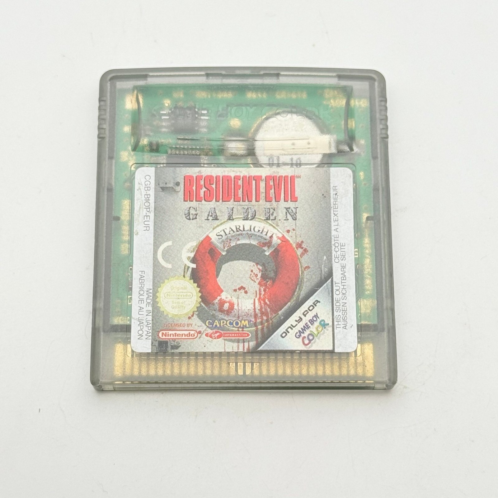 RESITEND EVIL GAIDEN NINTENDO GAME BOY COLOR - ORIGINALE PAL EUR BATTERIA NUOVA