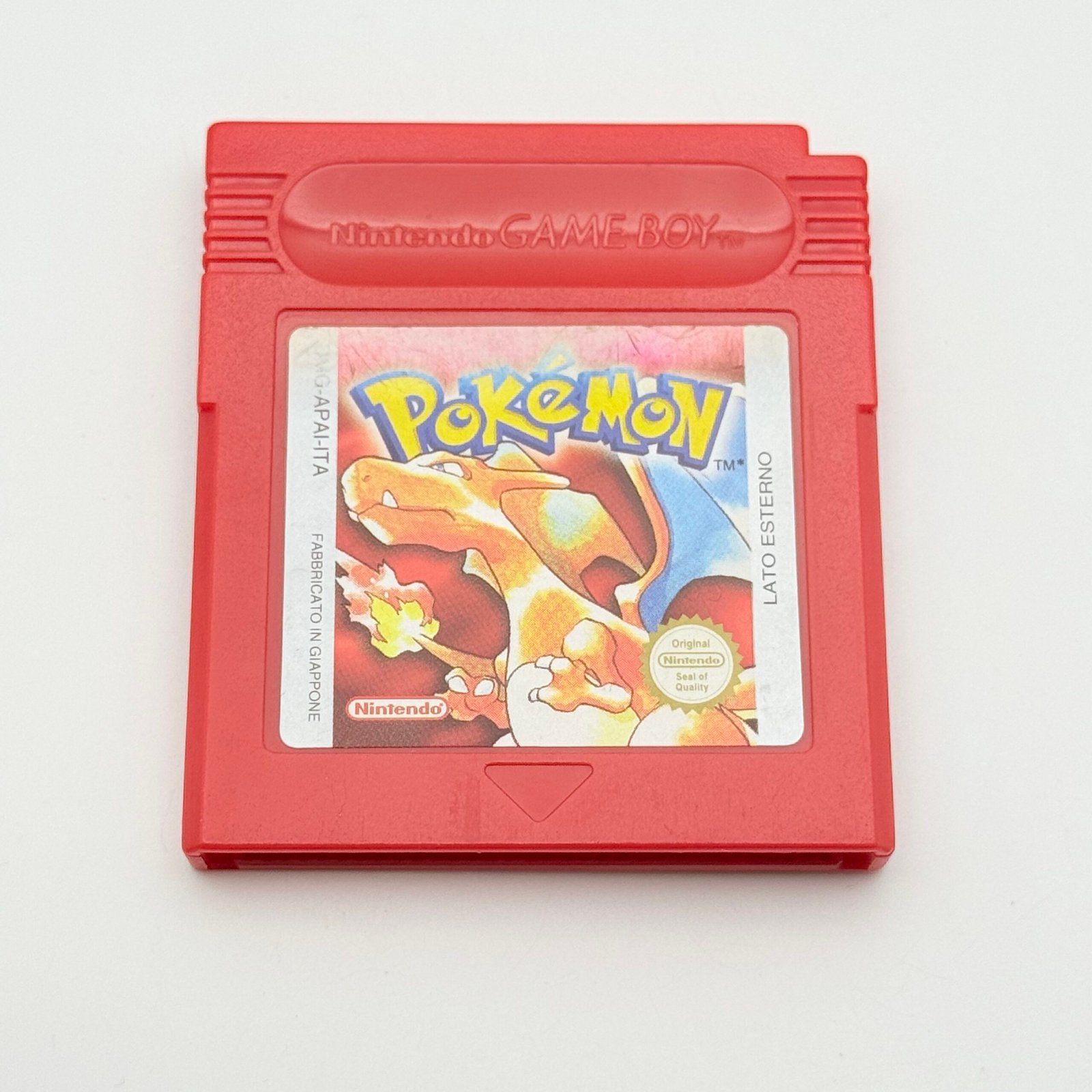 POKÉMON ROSSO GAME BOY - ORIGINALE ITA - BATTERIA ORIGINALE OK - ADESIVO BUONO