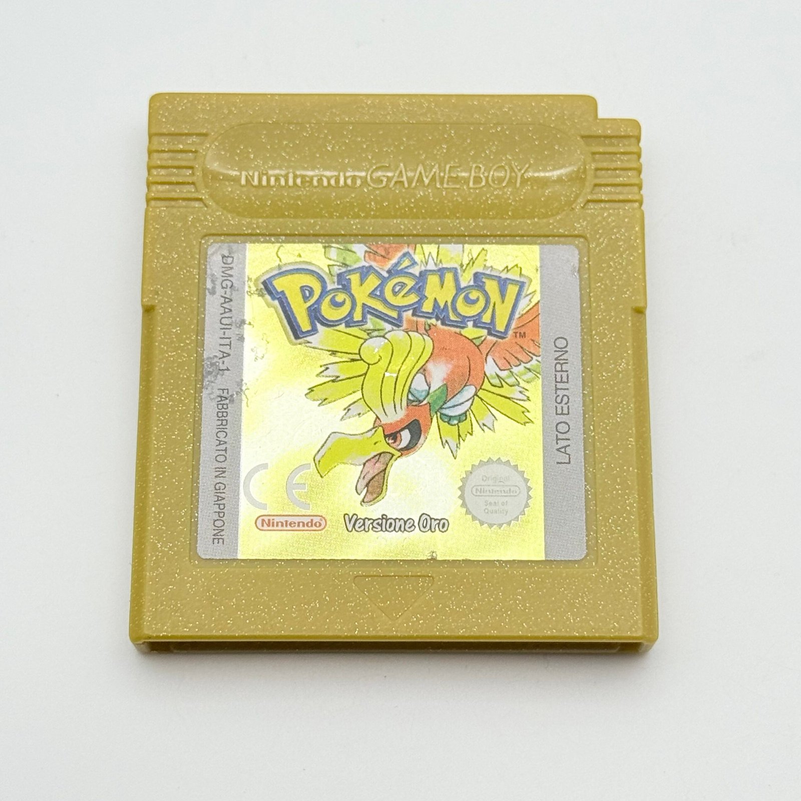 POKÉMON ORO GAME BOY - ORIGINALE ITA - BATTERIA NUOVA - ADESIVO BUONO