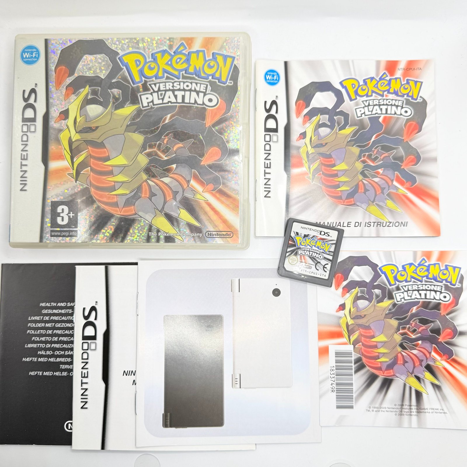 POKÉMON PLATINO PER NINTENDO DS ORIGINALE ITA 100% COMPLETO - CODICE DA GRATTARE