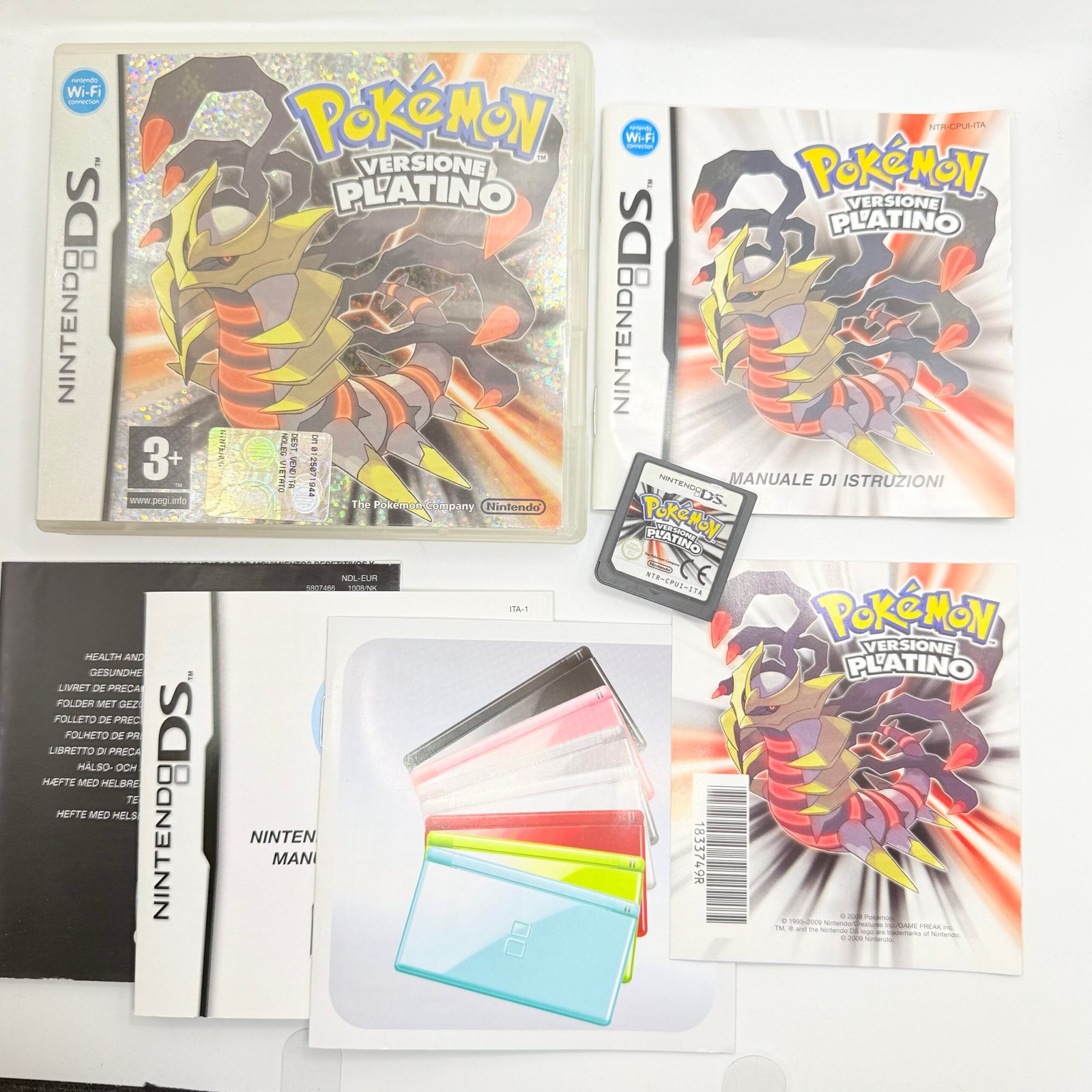 POKÉMON PLATINO PER NINTENDO DS ORIGINALE ITA 100% COMPLETO - CODICE DA GRATTARE