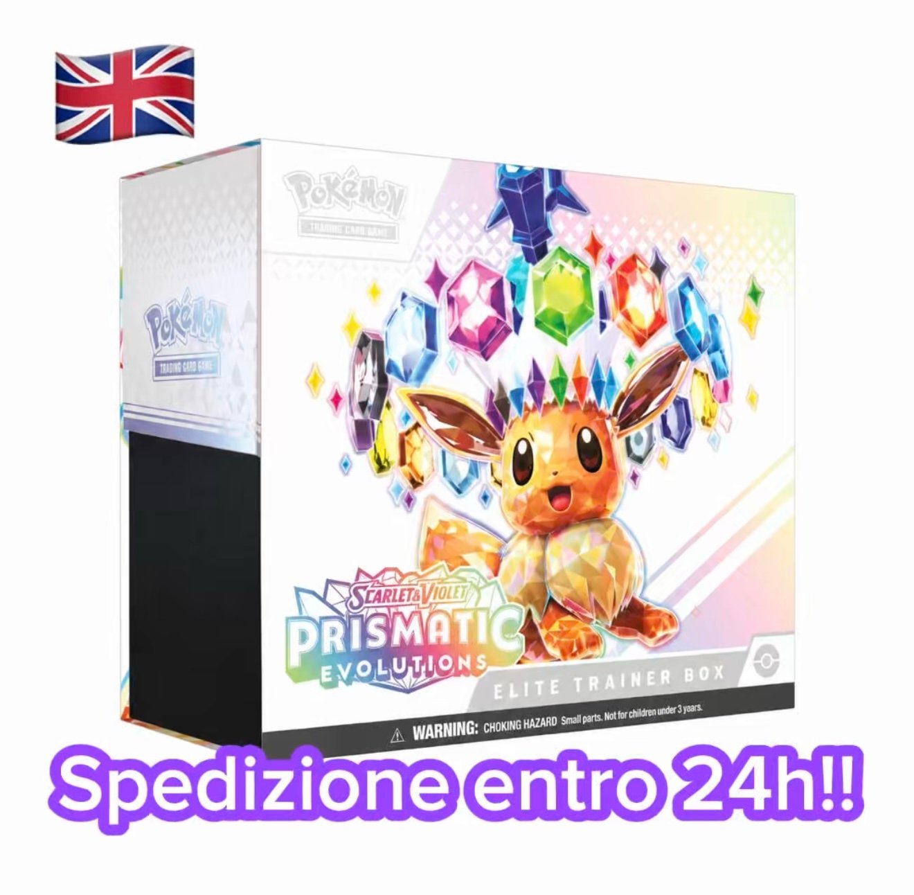 🇬🇧 POKEMON ETB ELITE TRAINER BOX - PRISMATIC EVOLUTIONS - ENG - NEW - SEALED