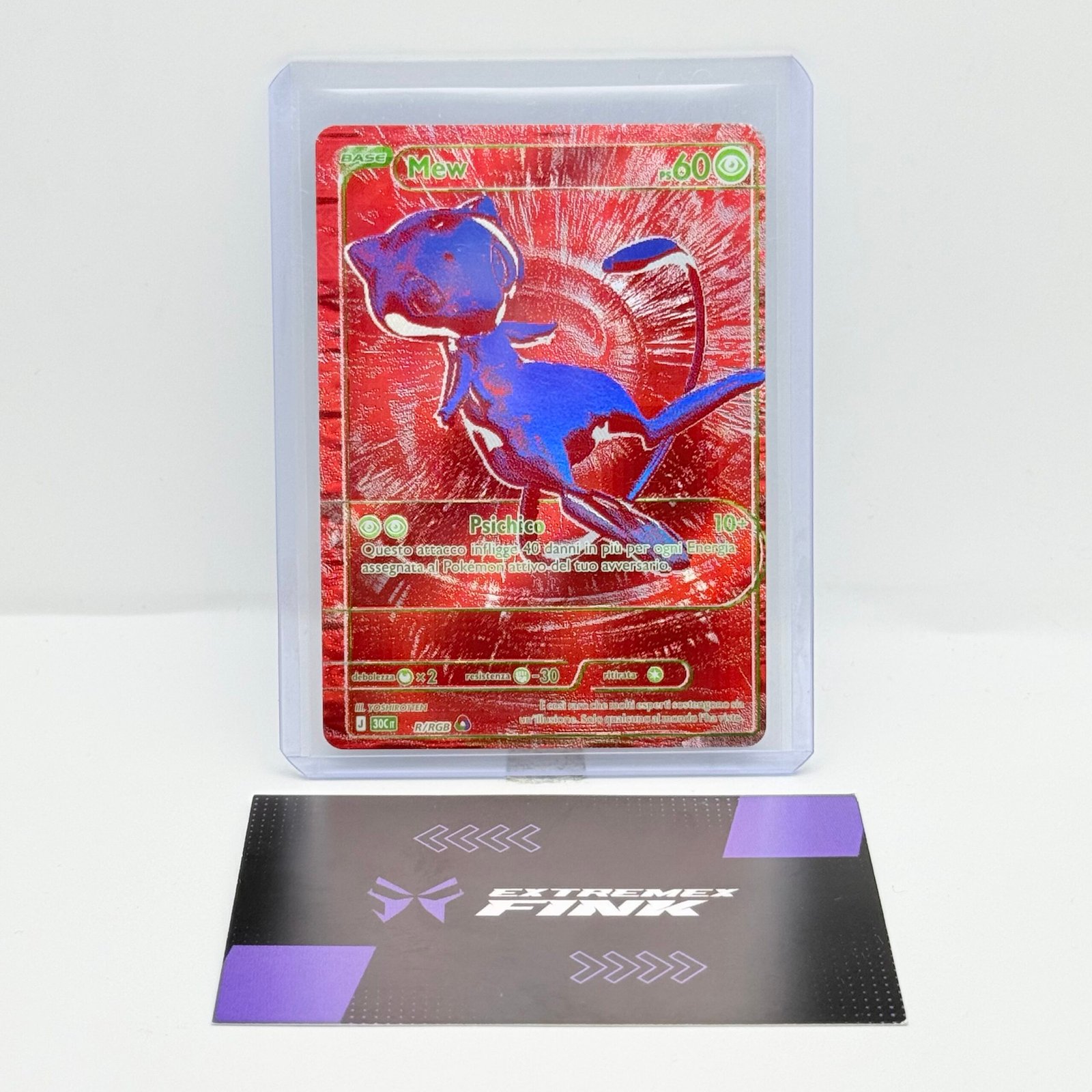 CARTA POKEMON MEW RGB RED ROSSO 30th ANNIVERSARIO ITA - NEAR MINT - PACKFRESH