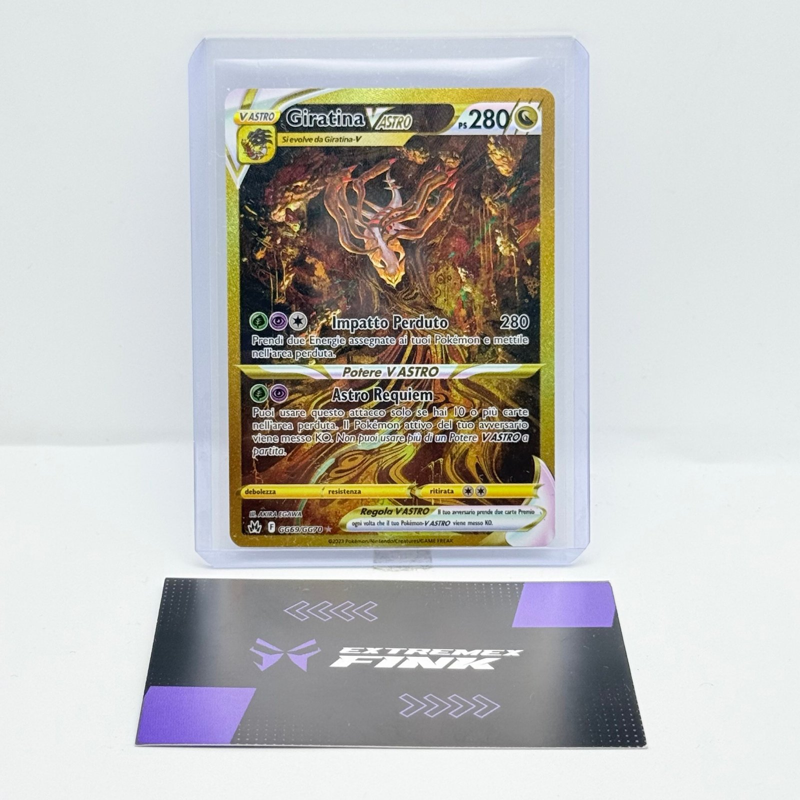 CARTA POKEMON GIRATINA VASTRO GG69/GG70 - ITA - ZENIT REGALE - NEAR MINT