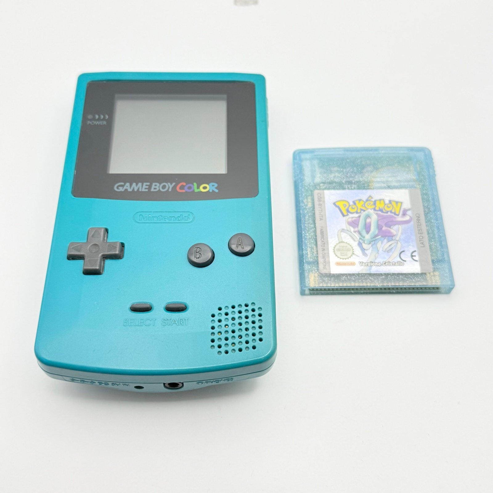 NINTENDO GAME BOY COLOR + POKÉMON CRISTALLO ORIGINALE ITA - BUON STATO